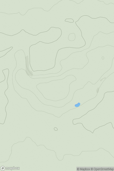 Thumbnail image for Whinney Hill [Lancashire, Cheshire and S Pennines] showing contour plot for surrounding peak